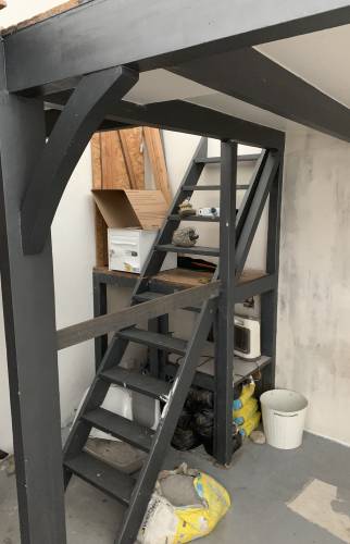 Escalier avant rénovation La Maison Des Travaux Bruz