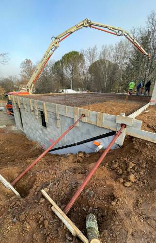 1er étage en construction