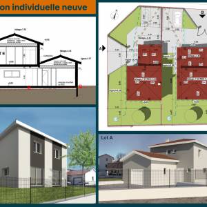 Maisons individuelles sur un même terrain - JESSY DI NATALE - La Maison Des Architectes