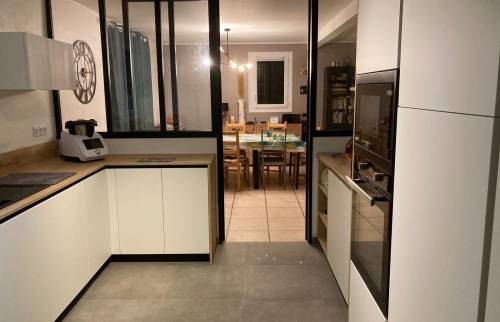 Rénovation Cuisine Nantes avec verrière