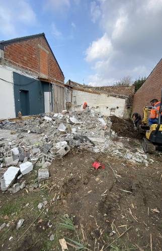 Démolition et curage de l'existant 