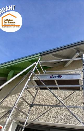 Travaux peinture toiture maison Crozet