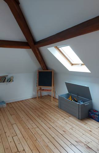 Parquet mezzanine vitrifié