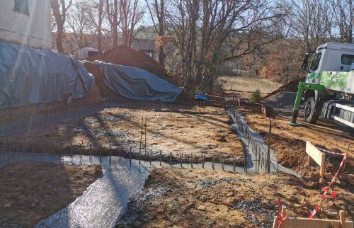 Coulage dans les tranchées