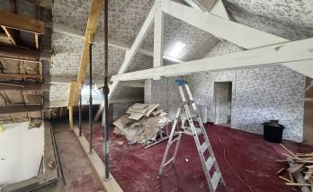 Étage en rénovation