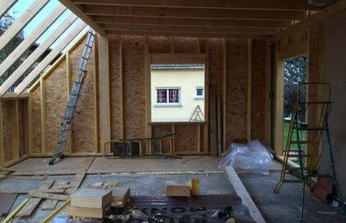 construction de extension en bois