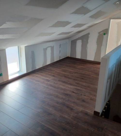 Aménagement de comble arrivée de l'escalier