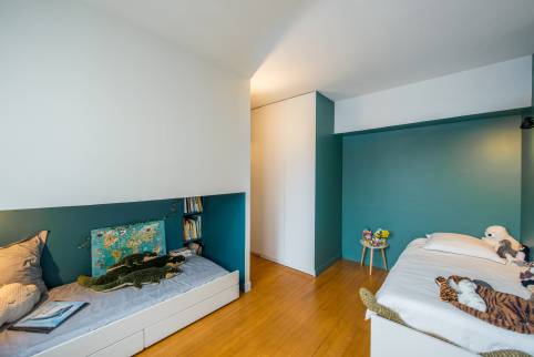 Création d'une alcôve dans Paris