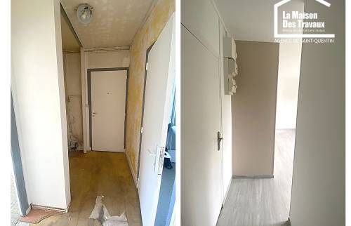 Rénovation sol avant après 