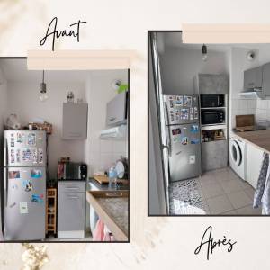 Détourner du mobilier pour l'adapter à votre besoin: colonne micro onde four en 40 cm de profondeur!