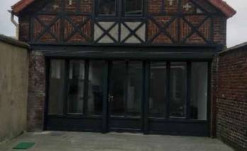 Vue de devant - Transformation d'un garage en habitation La Maison des Travaux Rouen