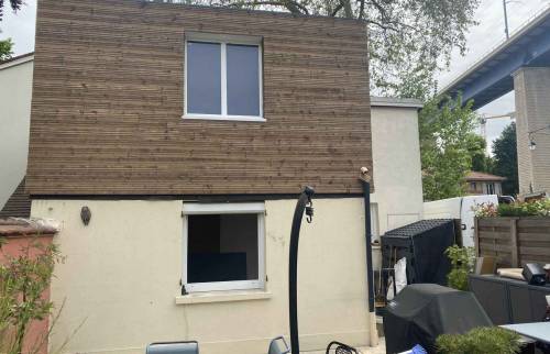 surélévation bardage bois