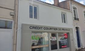 Façade rénovée quartier Tasdon