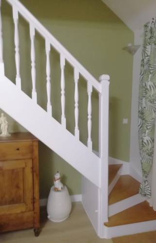 escalier peint blanc 3