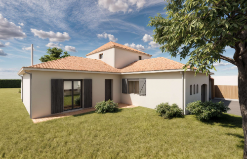 Surélévation de maison de 30 m²  à Saint-Sébastien-sur-Loire - PLANS 3D extérieur 3