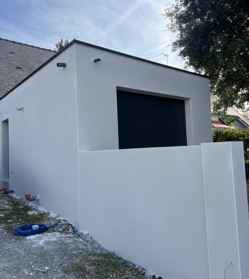 Enduit garage Vannes