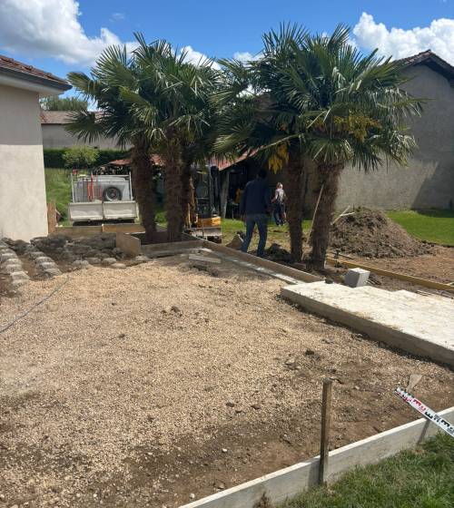Rénovation de jardin à Rhône