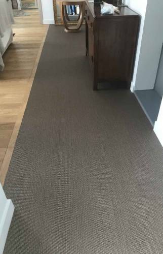 Création d'un chemin en fibres naturelles