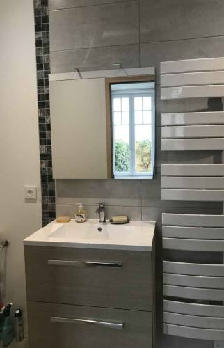 Salle de bain réaménagée