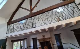 La rambarde est en place