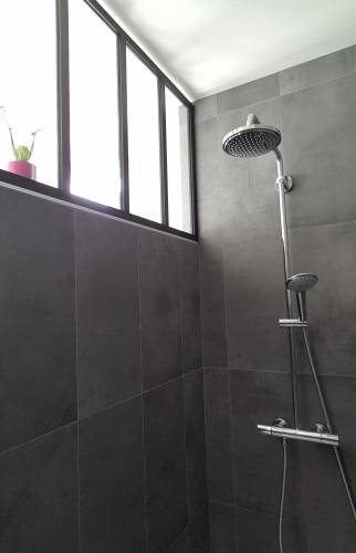 Après travaux : Création douche à l'italienne
