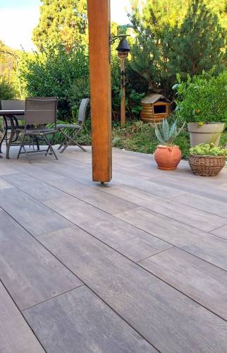 nouveau carrelage sur plots