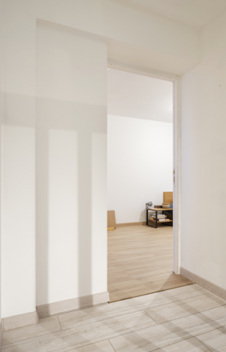 Surélévation d'une maison à Rezé - intérieur couloir