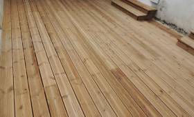 Terrasse bois en sapin à Royan 17200