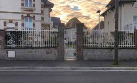 Rénovation d'une clôture en fer à Trouville