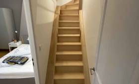 L'escalier menant aux combles