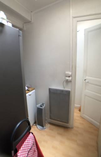 AVANT espace perdu transformé en salle à manger - Paris quartier Monceau