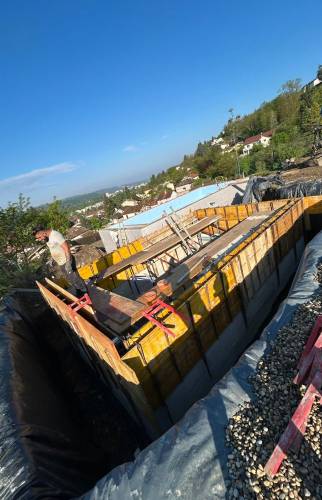 consrtustion du local technique 