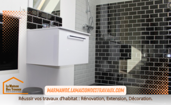 Transformation d'une salle de bain en espace sécurisé pour seniors à Marmande