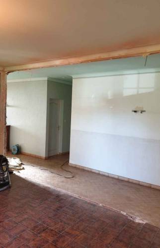 Démolition de la cloison