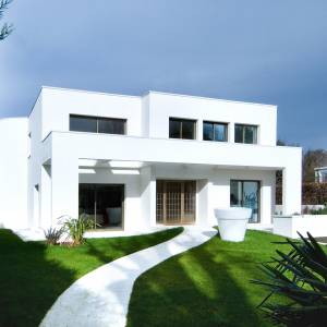 Extension et rénovation de maison, Essonne - Entrée de la maison