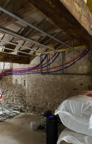Travaux avant la création d'une salle de bain