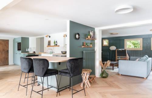 Rénovation complète d'une maison de 250 m² à Vertou- salon