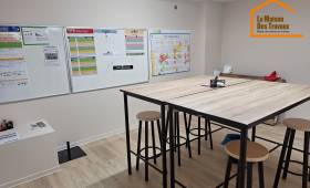 Aménagement d'un espace de travail dans les locaux professionnels de l'Atelier Collet - Pornic 44210