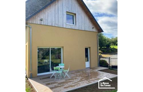 Terrasse en carrelage 
