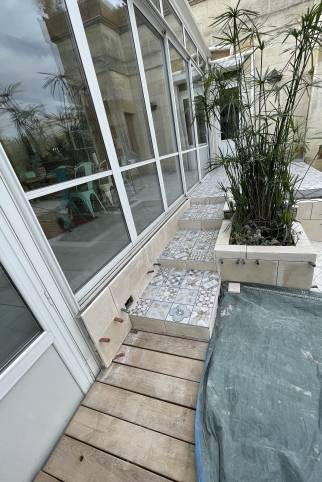 Aménagement de terrasse avec création de marches - Solliès-Pont 83210