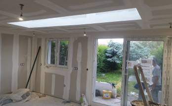 Travaux de construction d'une extension de maison avec pose des menuiseries - Villeneuve d'Ascq 59