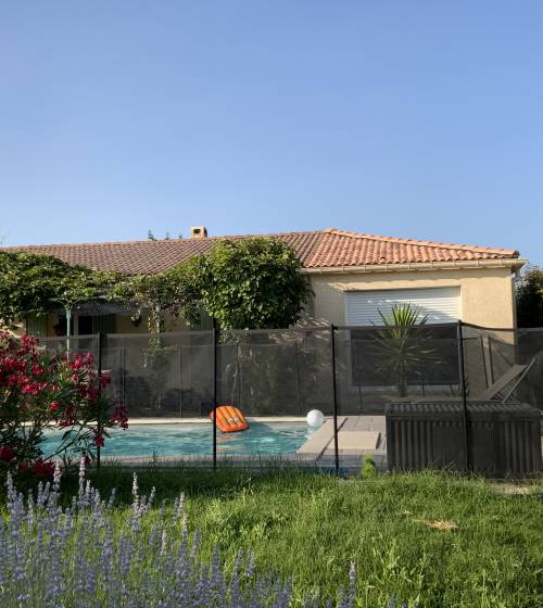 Extension vue extérieure côté piscine 