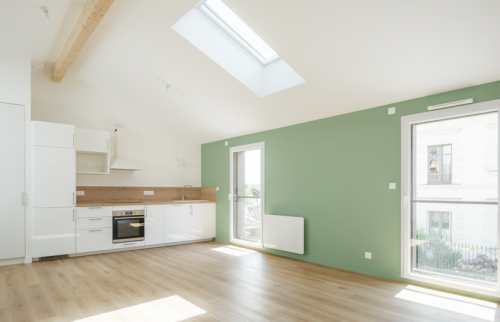 Création d'une cuisine équipée au sein d'une surélévation à Vertou (44120) - création d'une cuisine