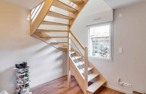 Surélévation d'une maison de 23 m² à Saint Sébastien (44)