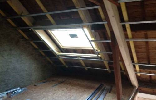 Renforcement de la charpente 