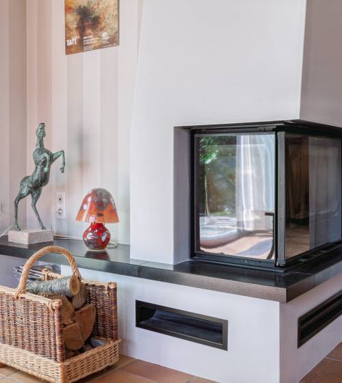 Nouvelle cheminée à foyer fermé pour notre client d'Arvillard