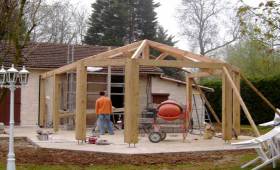 Agrandissement de maison en bois