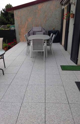 Terrasse sur plots à Habsheim