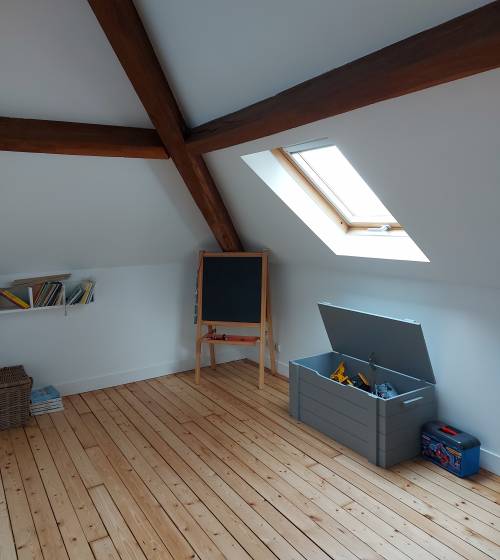 Parquet mezzanine vitrifié