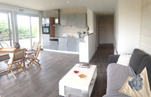 Cuisine ouverte avec retour